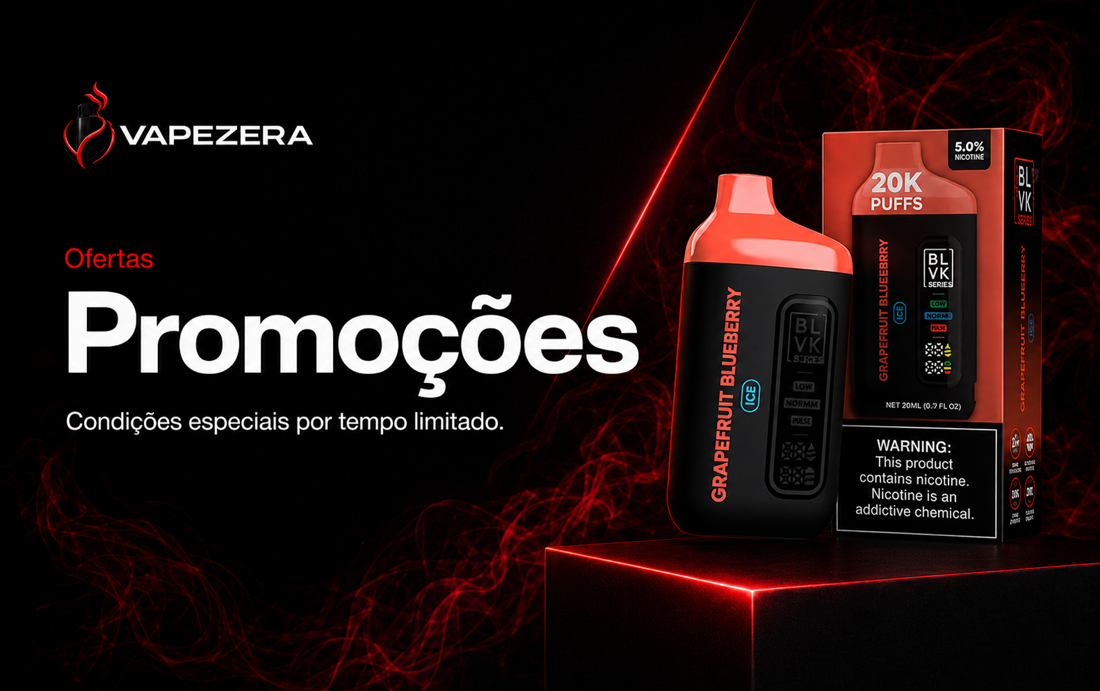 Banner Promoções Vapezera