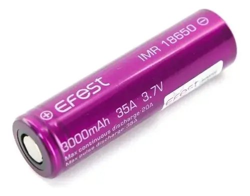 Kit 02 Baterias Efest 18650 3000mah 35a