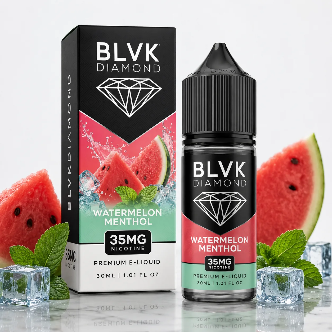 Líquido BLVK Diamond Watermelon Menthol 35mg 30ml
