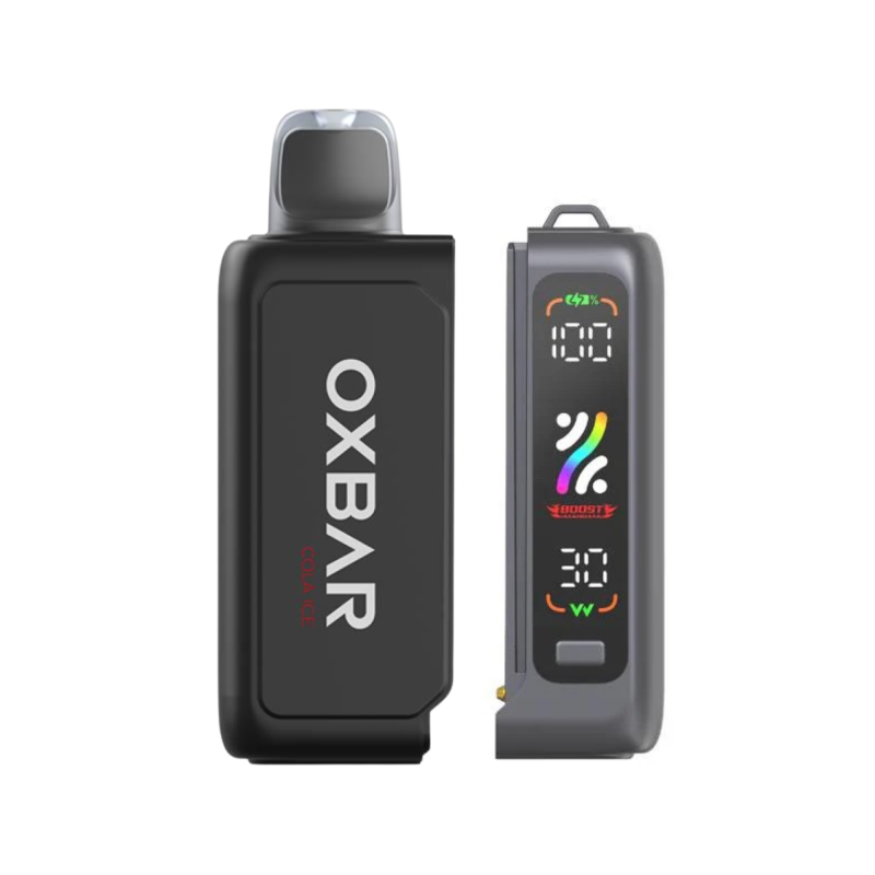KIT Pod Descartável - Bateria + Refil Oxbar Svopp 32000 puffs - Strawberry Banana