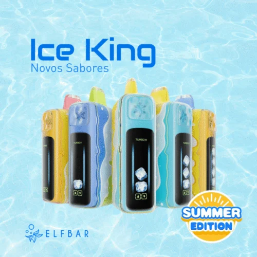 Pod Descartável ELFBAR Ice King 40K Summer Edition | Sabor Enviado Conforme Disponibilidade em Estoque