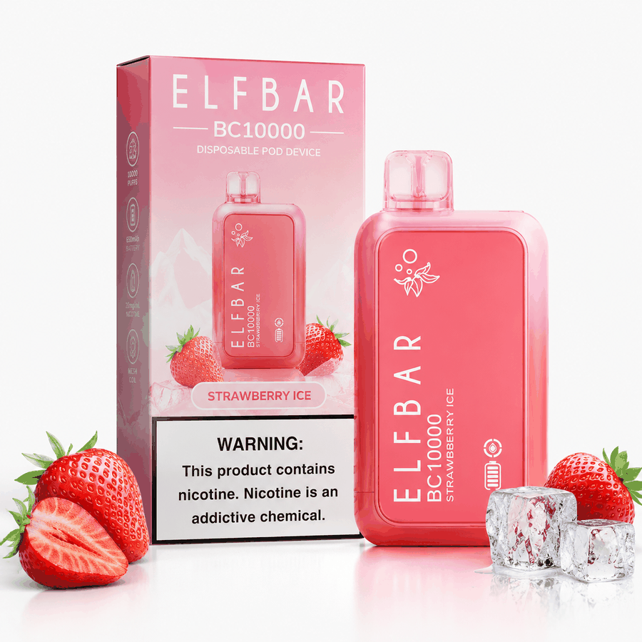 Pod Descartável Elfbar BC10000 - Strawberry ice