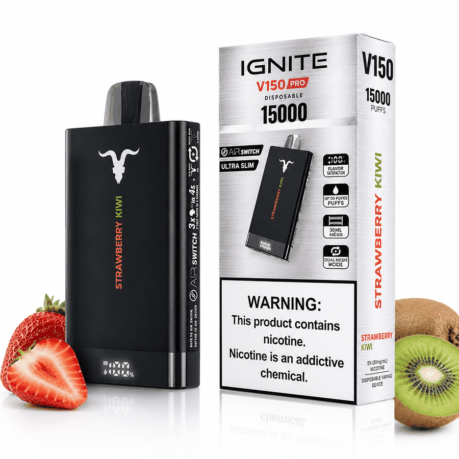Pod Descartável Ignite V150 Pro - 15000 Puffs - Strawberry Apple Watermelon