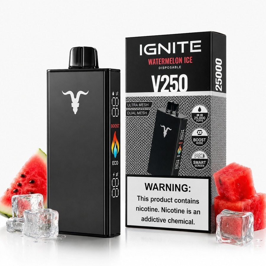 Pod Descartável Ignite V250 - 25000 Puffs - Watermelon ice