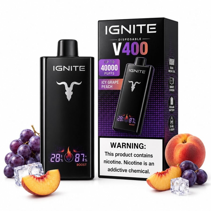 Pod Descartável Ignite V300 - 30000 Puffs - Blueberry ice