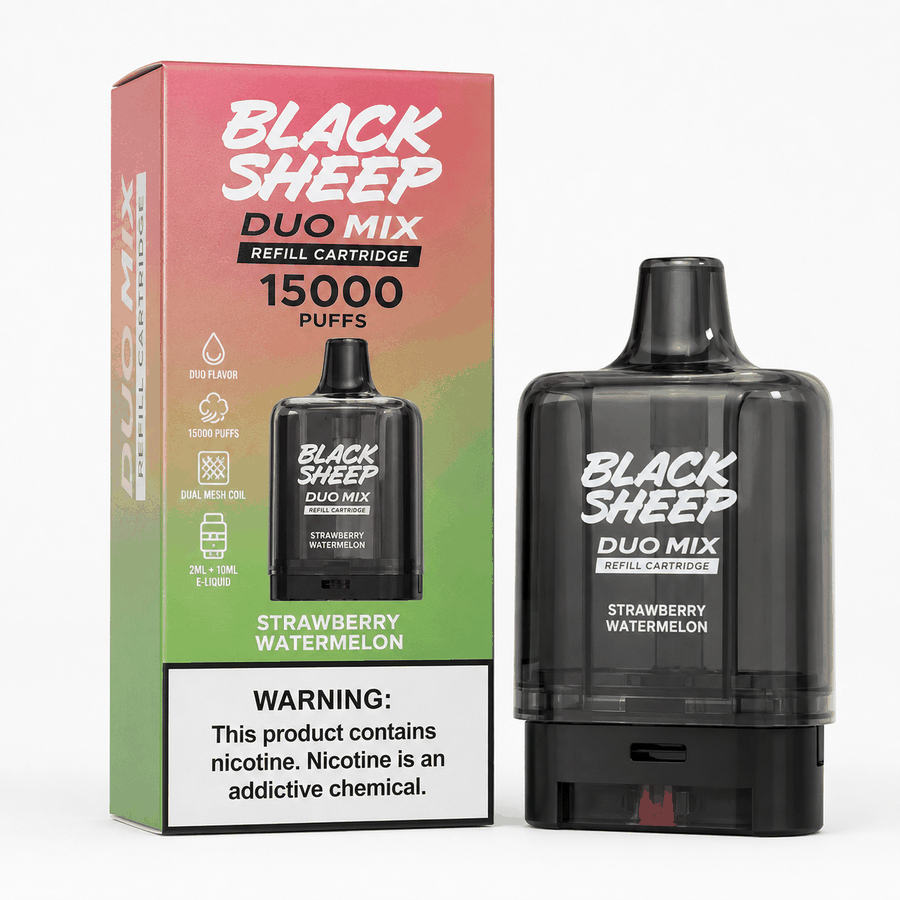 REFIL Black Sheep Duo Mix 15000 puffs - Strawberry Watermelon