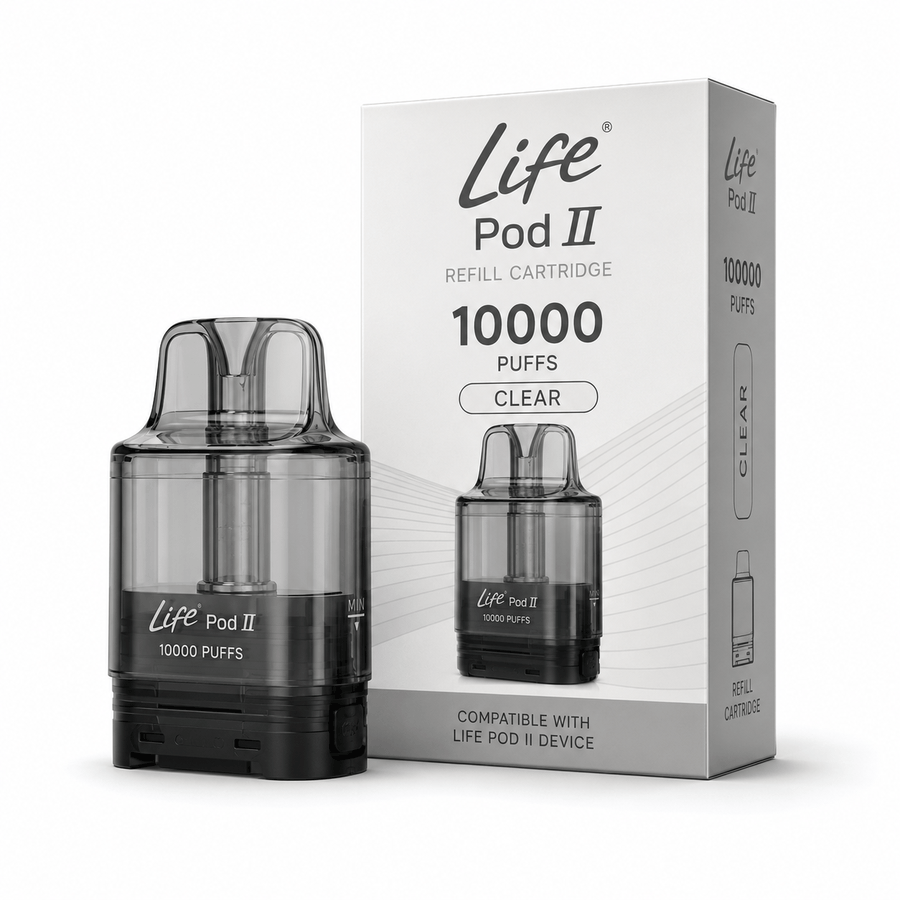 Refil Life Pod II 10000 puffs - Clear