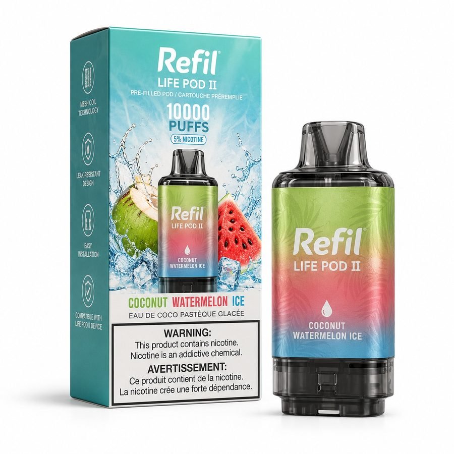 Refil Life Pod II 10000 puffs - Coconut Watermelon ice