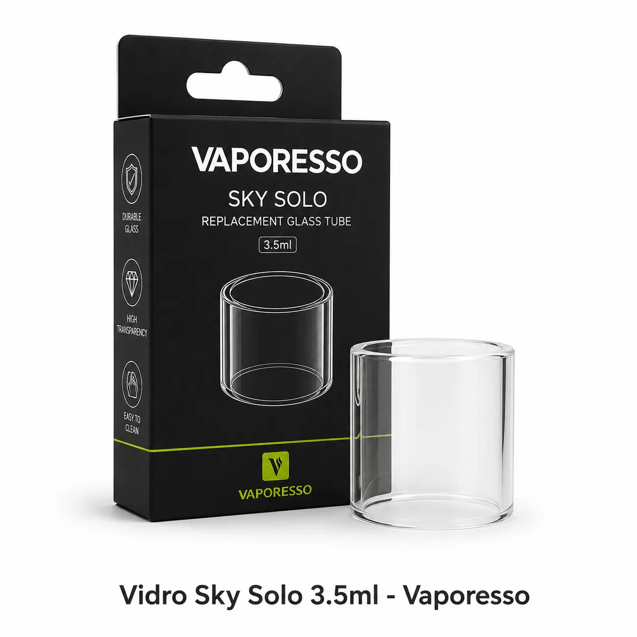 Vidro Vaporesso Sky Solo 3.5ml - Tubo de Reposição